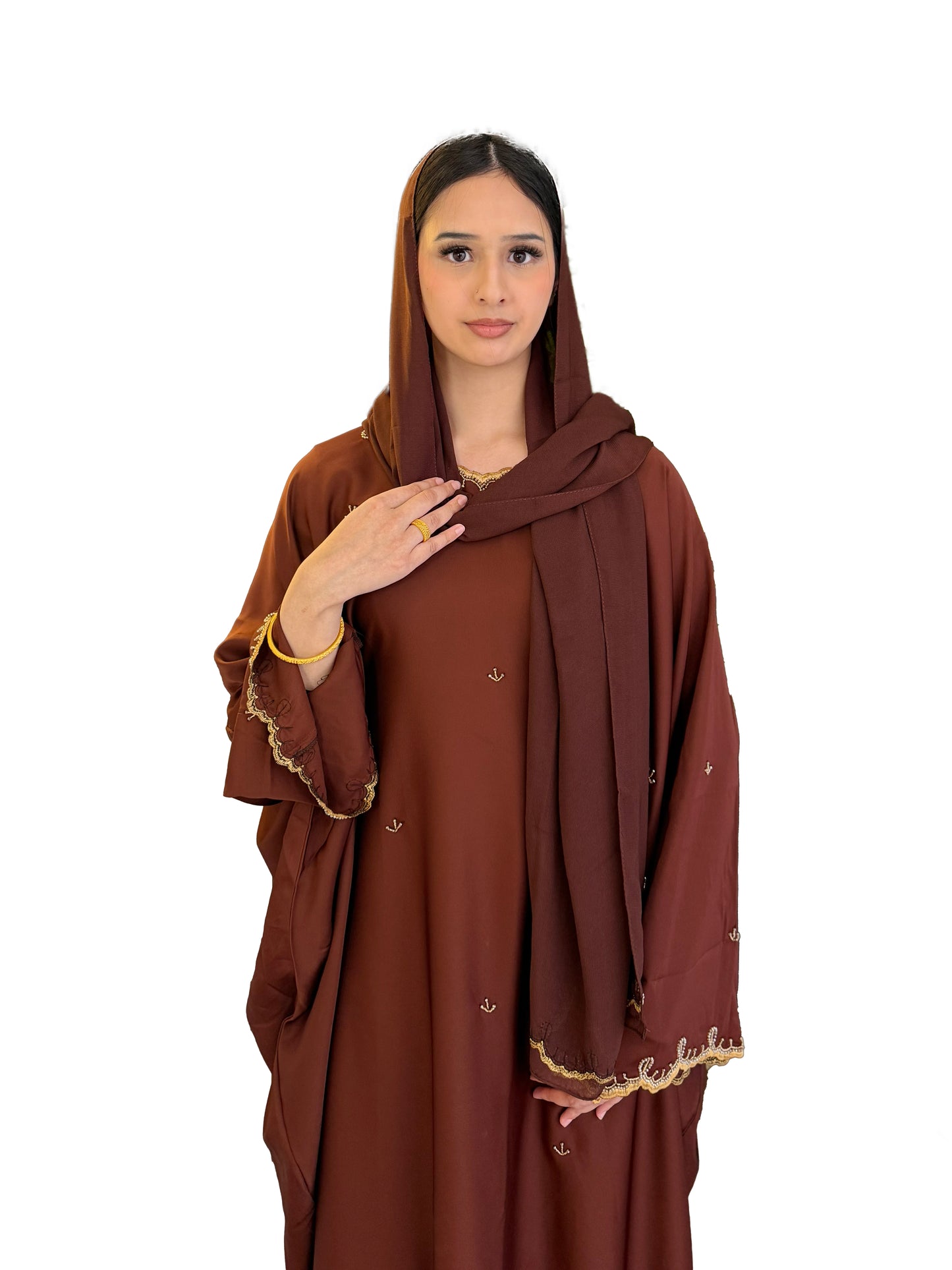 Ayra Abaya – Elegant Modest Wear in Brown, Navy & Maroon